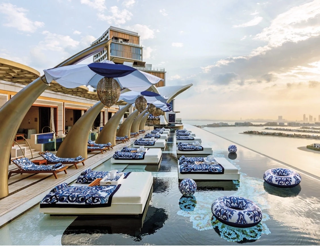 Luxury beach and pool experiences in Dubai